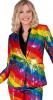 Rainbow Sequin Jacket - Alternate posing view