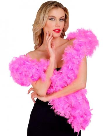 Pink Feather Boa - 80g