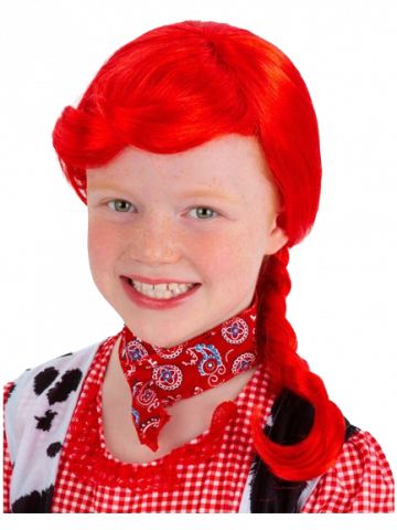 Cowgirl Plait Wig - Red