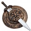 Roman Shield & Sword - Side view