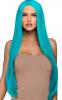 Long Straight Centre Part Wig - Turquoise