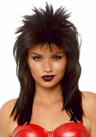 Black Rockstar Wig - Unisex