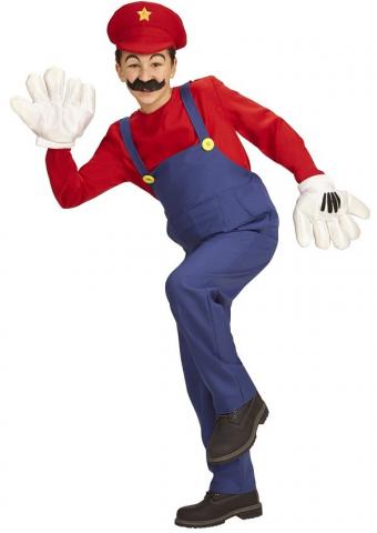 Super Plumber Costume - Kids