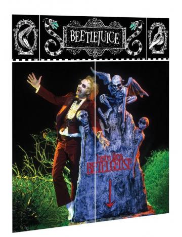 Beetlejuice Wall Scene Setter Decorating Kit