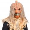 Pumpkin Scarecrow Mask - Being Modelled