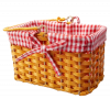 Basket with Red Gingham