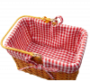 Basket with Red Gingham