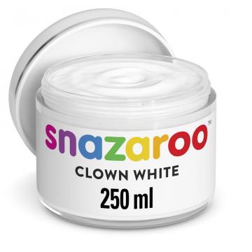 Snazaroo White Face Paint Pot - 250ml