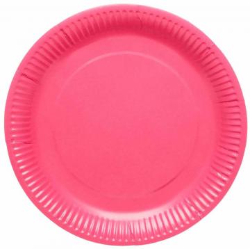 Pink Bubblegum Plates - Close up