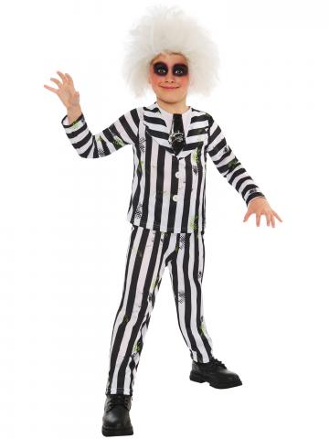 Boys Beetlejuice Child Costume with Wig