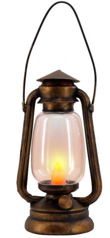 Lantern with Flickering Led Light