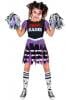 Purple Zombie Cheerleader Costume - Front