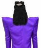 80's Rock Star - Dark Purple Suit with Mock Turtle Neck