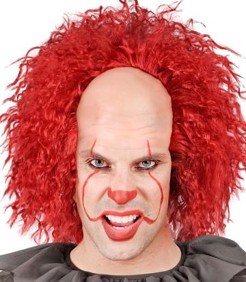 Vintage Creepy Clown Headpiece and Wig