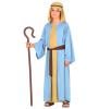 Nativity Shepherd Blue holding staff