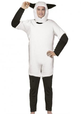 Front of sheep costume