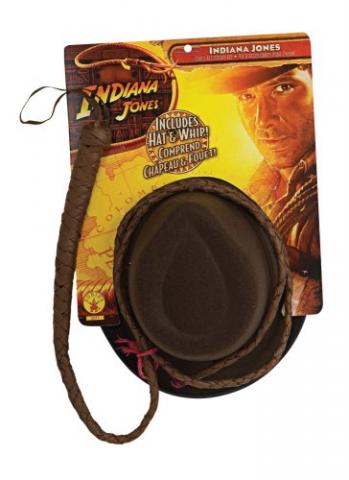 Indiana Jones Hat and Whip Set