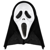 Screaming ghost face mask