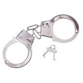 Police Handcuffs - Close up