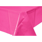 Magenta Plastic Tablecovers - Close up