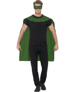 green cape & eyemask