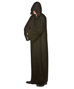 black hooded robe