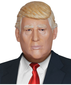 Donald Trump latex Mask with attached hair.