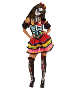 Day Of The Dead Senorita Costume