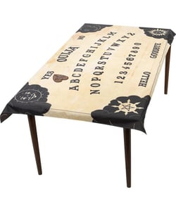 Ouija Board Table Cloth & Planchette Coaster