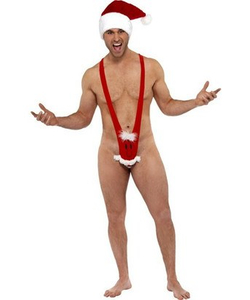 Santa Face Kini costume