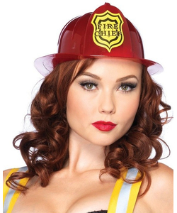 red fire Chief hat