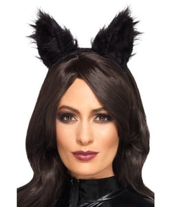 Long Pile Fur Cat Ears