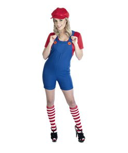 Red Plumber Mates Costume