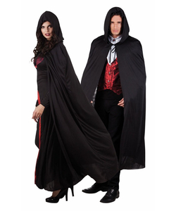 Adult Hooded Cape - Black