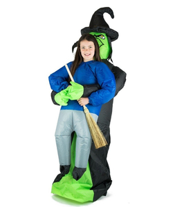 Inflatable Lift Me Up Witch Costume - Kids