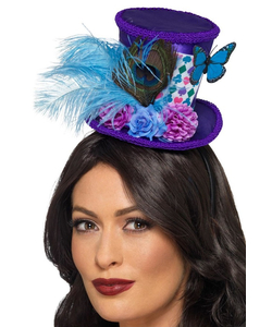 Mad Hatter Mini Feather Hat