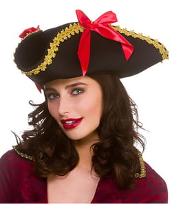 Ladies Tricorn Pirate Hat