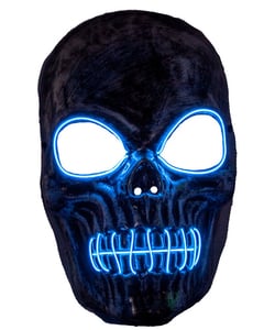 EL Skeleton Reaper Mask - Blue