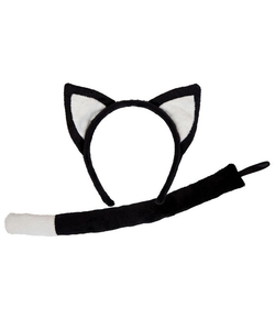 Animal Ears And Tail Set - Cat