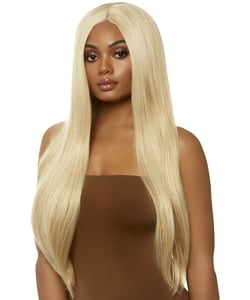 Long Straight Blonde Wig