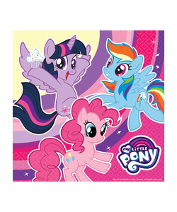 My Little Pony Luncheon Napkins 33cm - 20 Pack