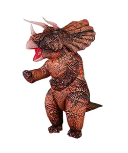 Inflatable Jurassic Triceratops Costume