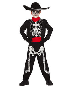 Mariachi Skeleton Costume - Kids