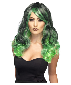 Bewitching Ombre Wig - Green/Black