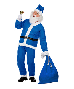 Blue Santa Claus Costume