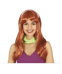 Auburn Wig With Ribbon