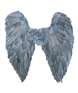 Grey Fallen Angel Wings - 65cm x 65 cm