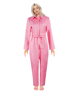 Ladies Malibu Doll Pink Jumpsuit