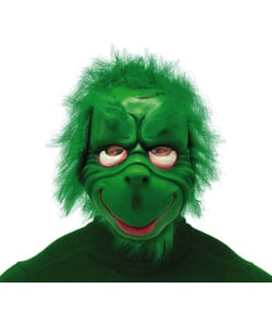 Green Grumpy Goblin Mask