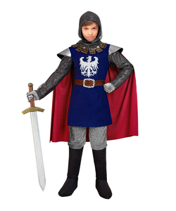 Kids Blue Knight Costume